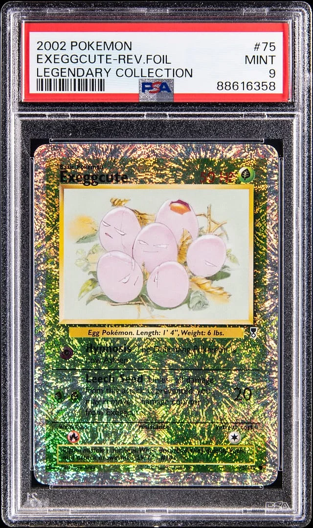 2002 Pokemon Legendary Collection Reverse Holo Exeggcute #75 card image