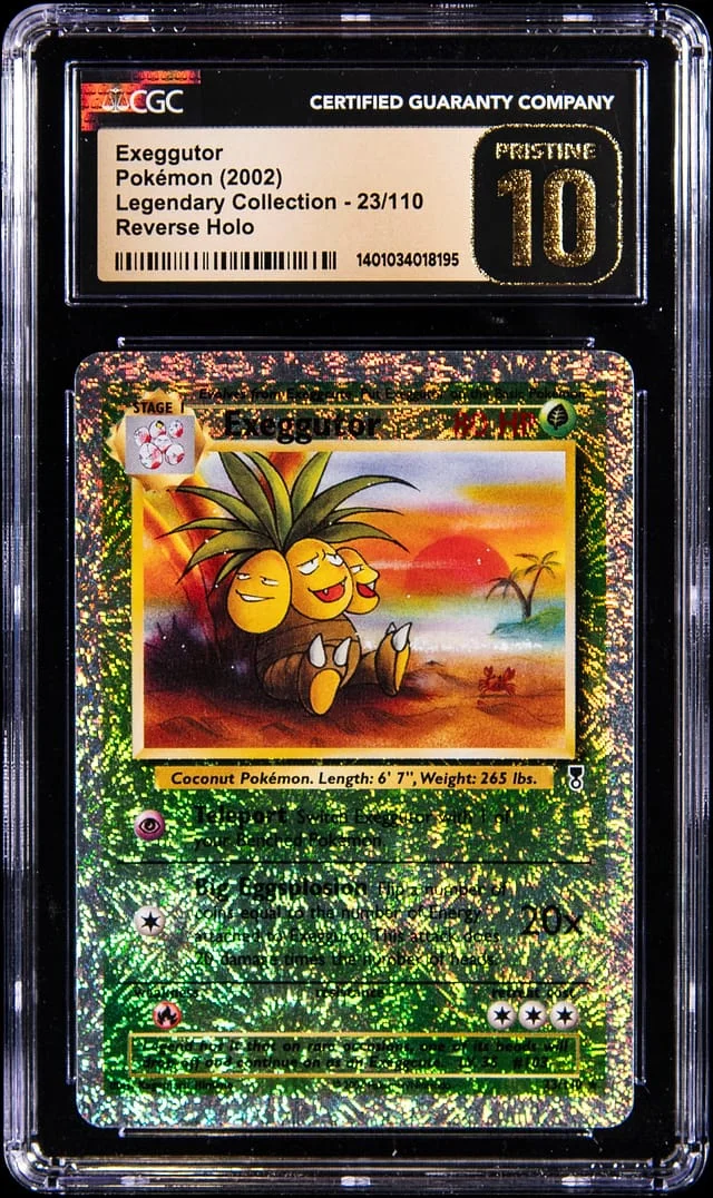 2002 Pokemon Legendary Collection Reverse Holo Exeggutor #23 card image