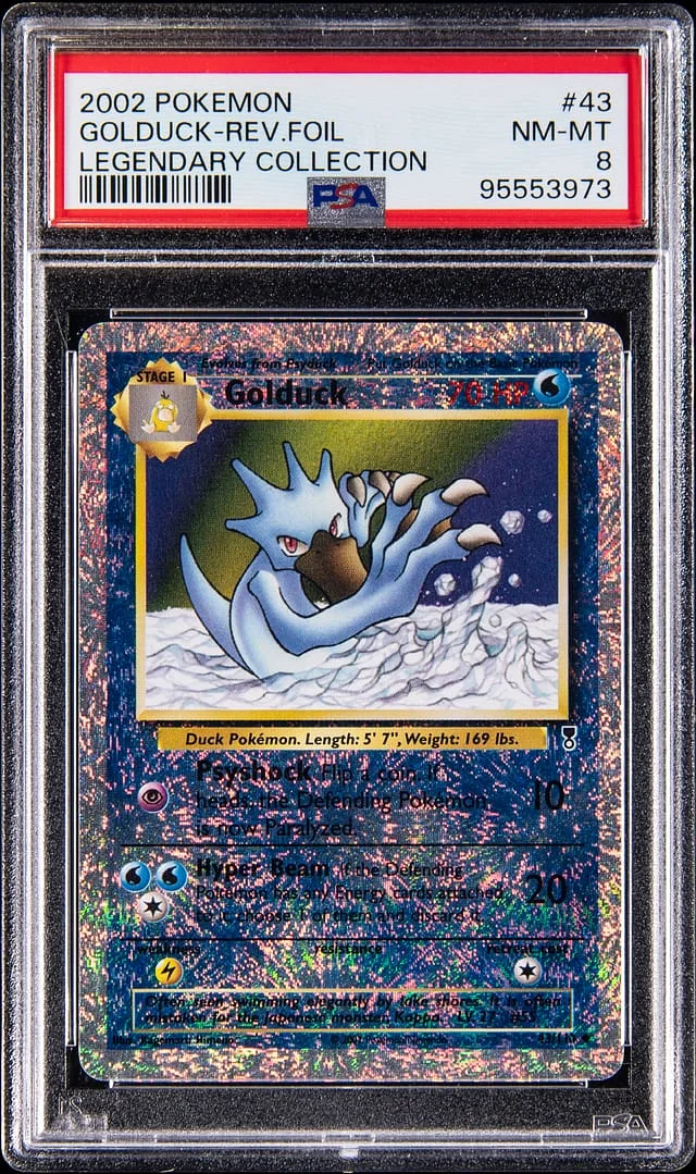 2002 Pokemon Legendary Collection Reverse Holo Golduck #43 card image