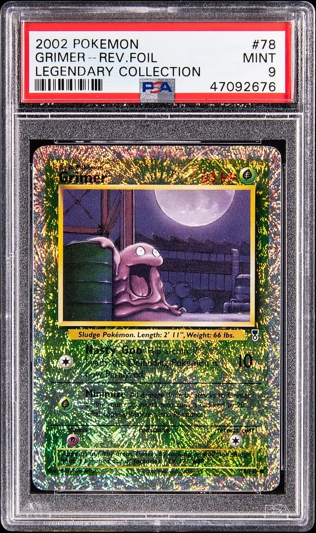 2002 Pokemon Legendary Collection Reverse Holo Grimer #78 card image