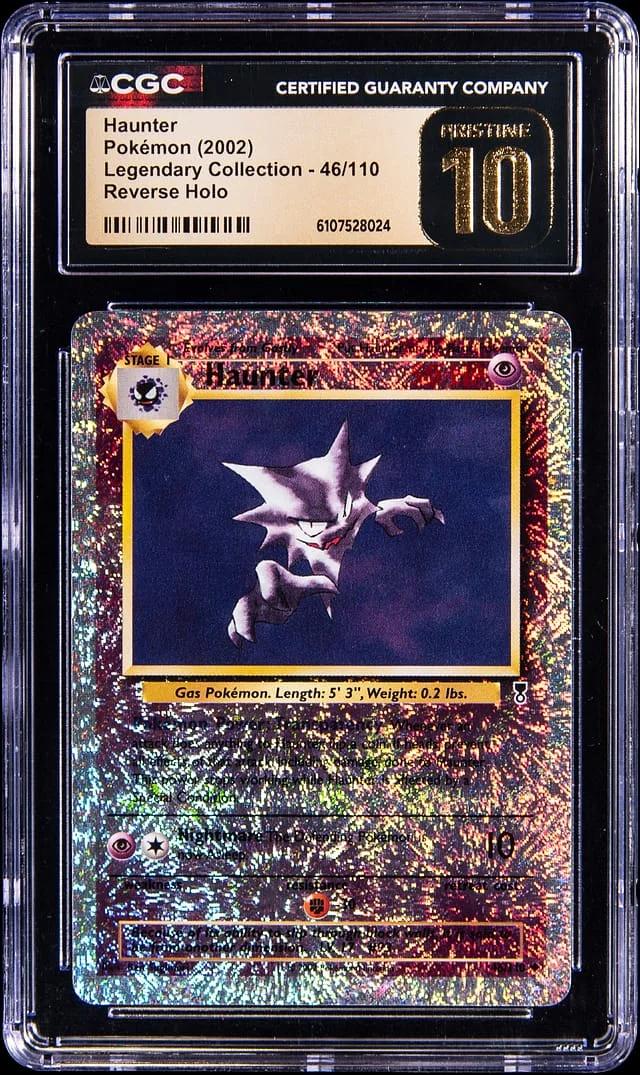 2002 Pokemon Legendary Collection Reverse Holo Haunter #46 card image
