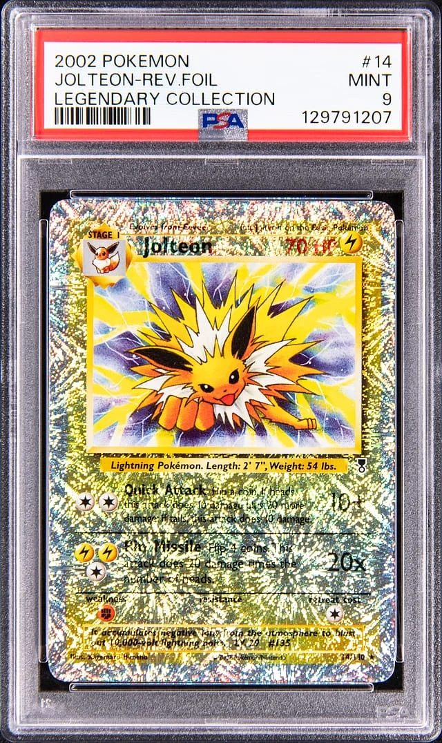 2002 Pokemon Legendary Collection Reverse Holo Joleton #14 card image