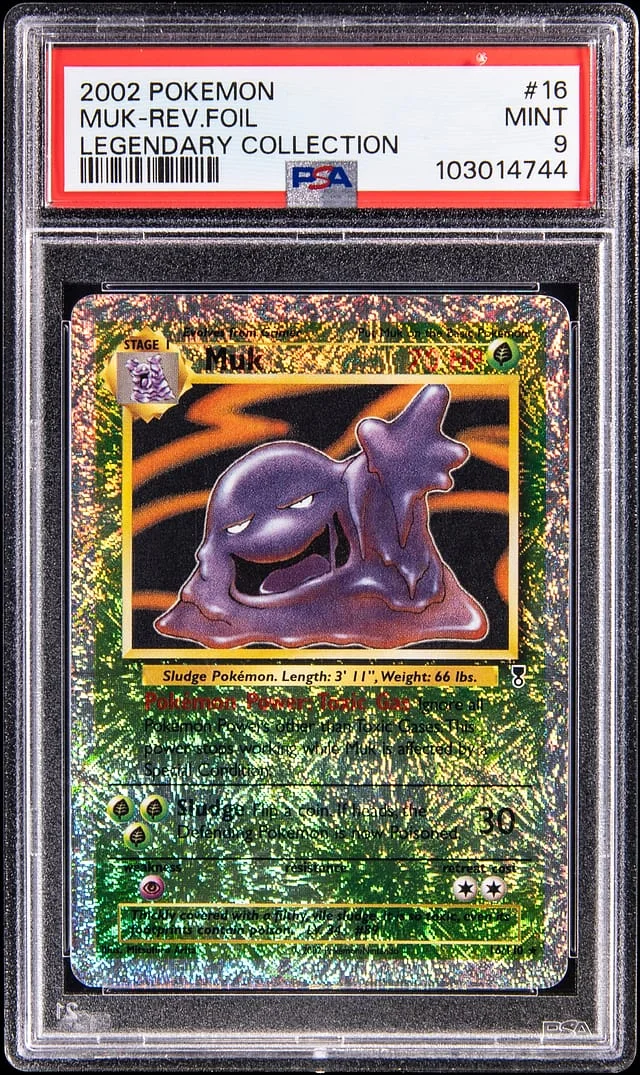2002 Pokemon Legendary Collection Reverse Holo Muk #16 card image