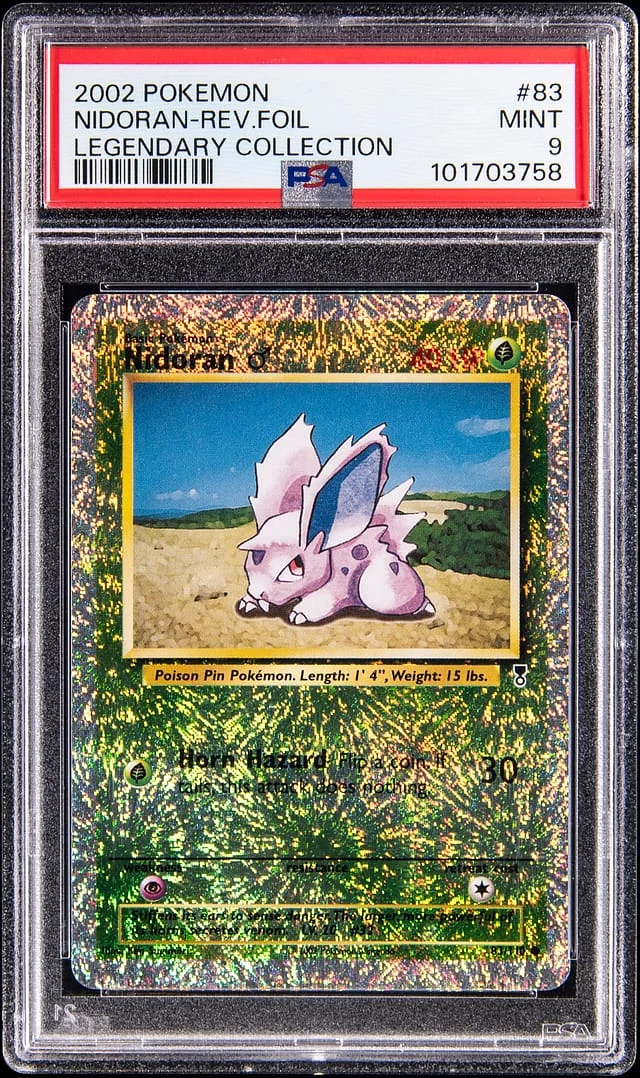 2002 Pokemon Legendary Collection Reverse Holo Nidoran #83 card image