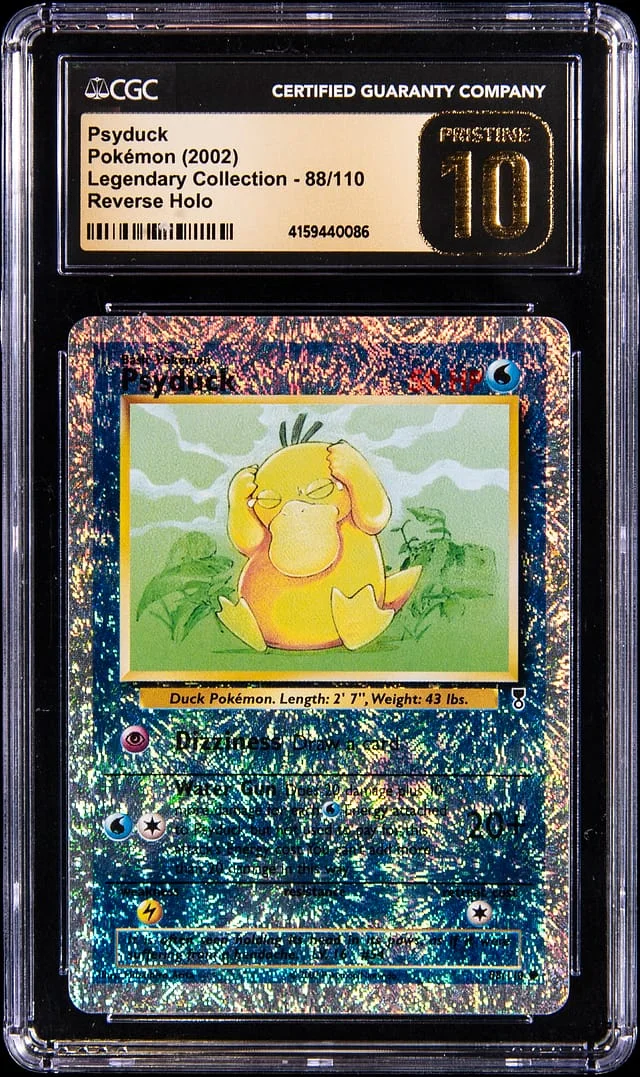 2002 Pokemon Legendary Collection Reverse Holo Psyduck #88 card image