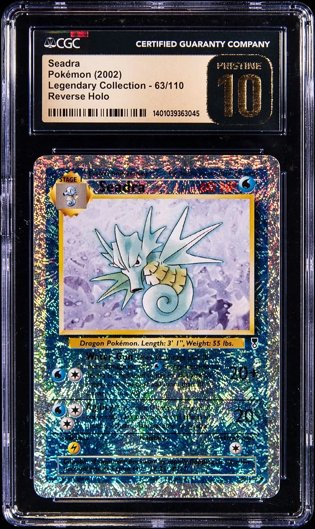 2002 Pokemon Legendary Collection Reverse Holo Seadra #63 card image