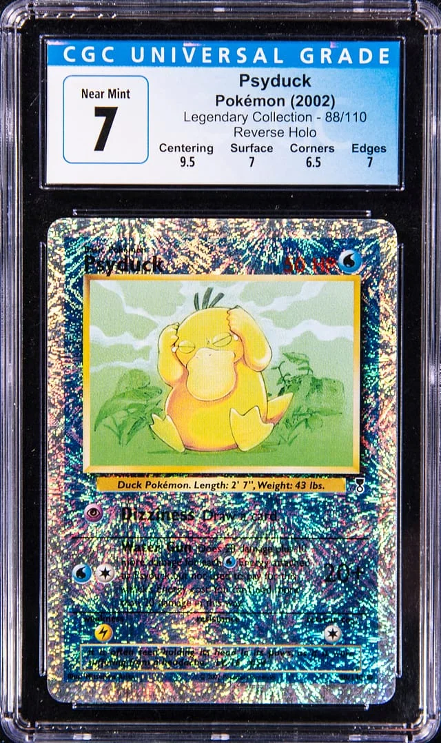 2002 Pokemon Legendary Collection Reverse Holofoil Psyduck #88 card image