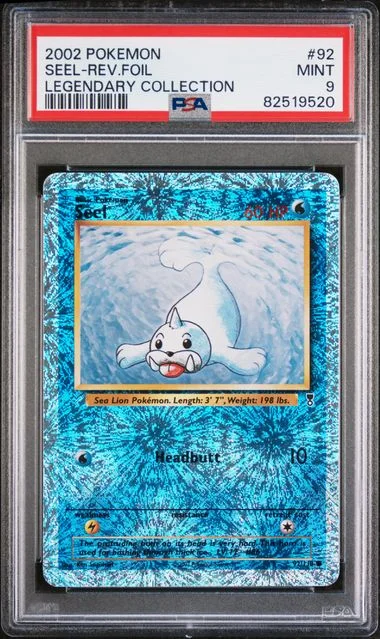 2002 Pokemon Legendary Collection Seel-Reverse #92 card image