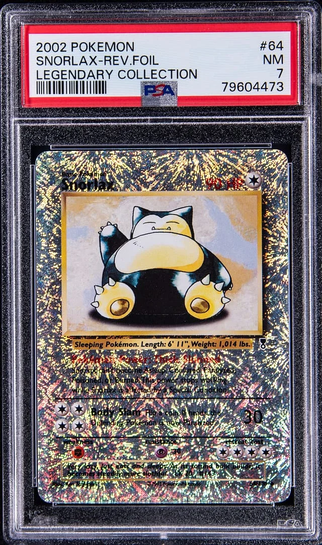 2002 Pokemon Legendary Collection Snorlax-Reverse #64 card image