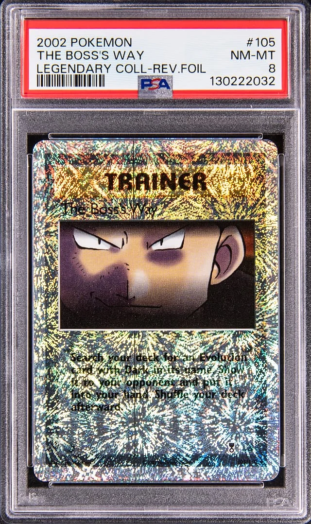 2002 Pokemon Legendary Collection The Boss's Way #105 card image