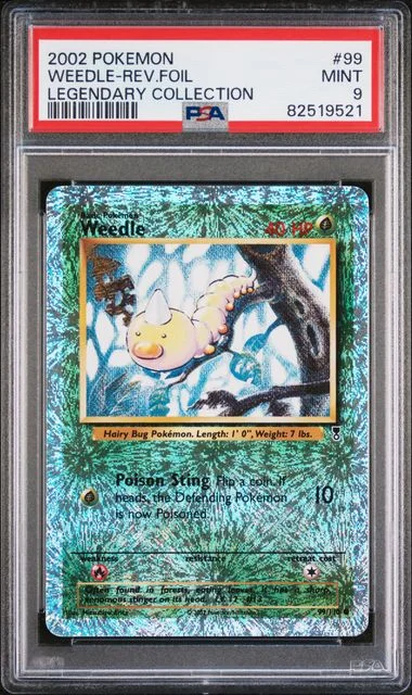 2002 Pokemon Legendary Collection Weedle-Reverse #99 card image