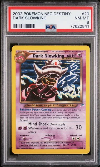 2002 Pokemon Neo Destiny Dark Slowking #20 card image