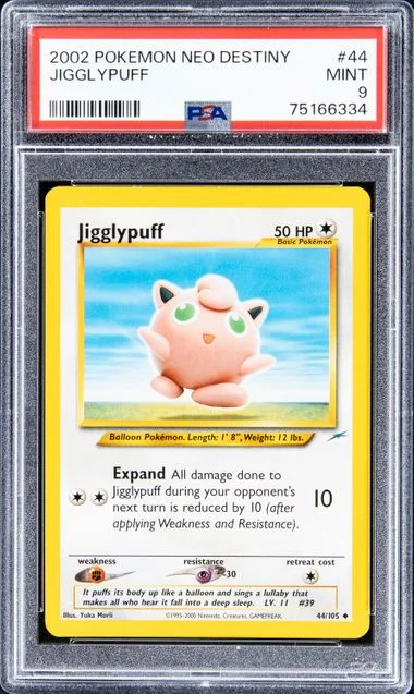 2002 Pokemon Neo Destiny Jigglypuff #44 card image