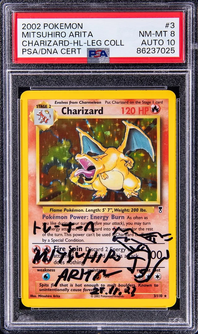 2002 Pokemon Rare Holofoil Legends Collection Charizard #3 card image