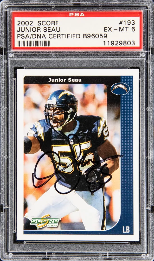 2002 Score Junior Seau #193 card image