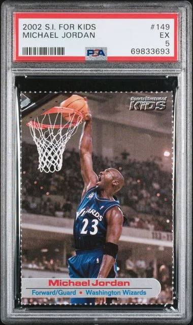 2002 S.I. For Kids Michael Jordan #149 card image
