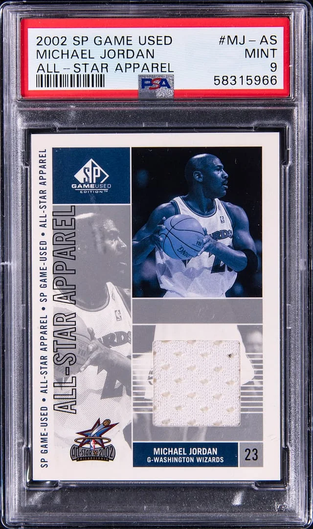 2002 SP Game Used Michael Jordan All-Star Apparel All-Star Apparel #MJ-AS card image
