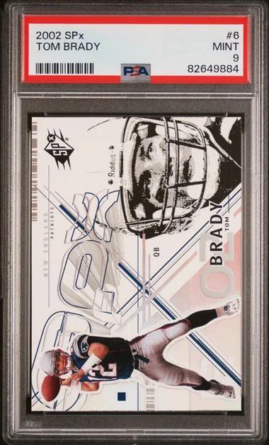 2002 SPx Tom Brady #6 card image