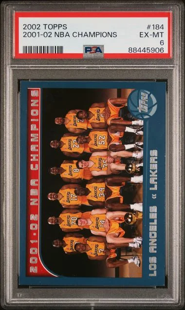 2002 Topps 2001-02 NBA Champions #184 card image