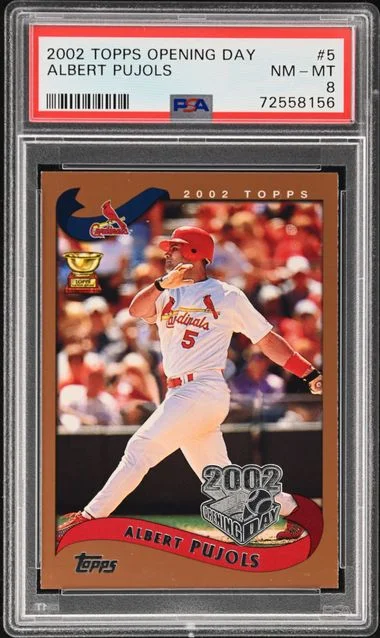 2002 Topps Albert Pujols Opening Day #5 card image