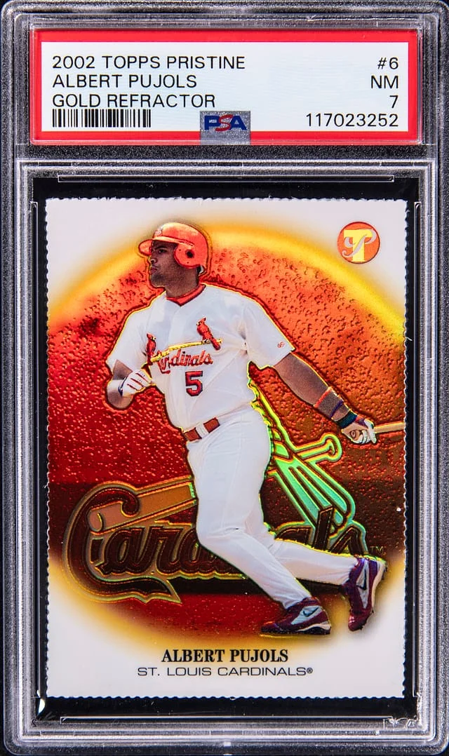 2002 Topps Albert Pujols Pristine Gold Refractor #6 card image