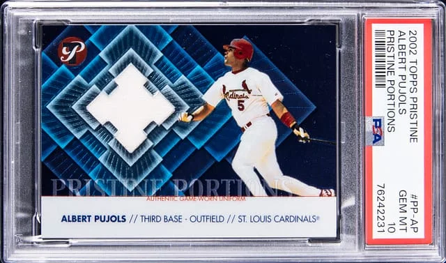 2002 Topps Albert Pujols Pristine Portions #PP-AP card image