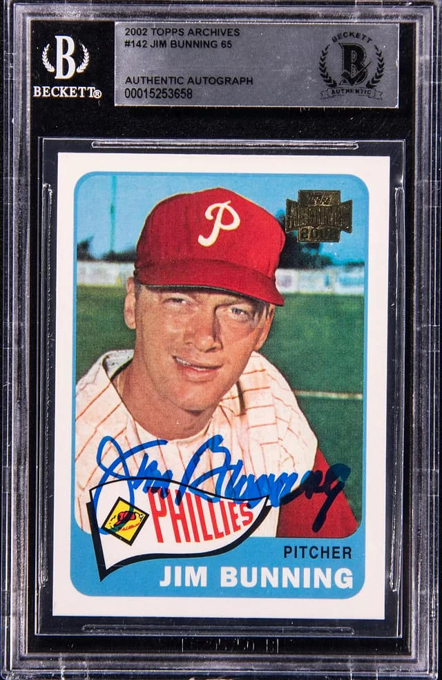 2002 Topps Archives Jim Bunning #142 card image