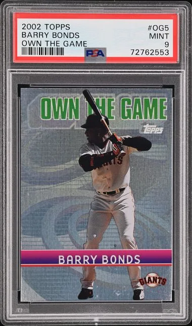 2002 Topps Barry Bonds Own The Game #OG5 card image