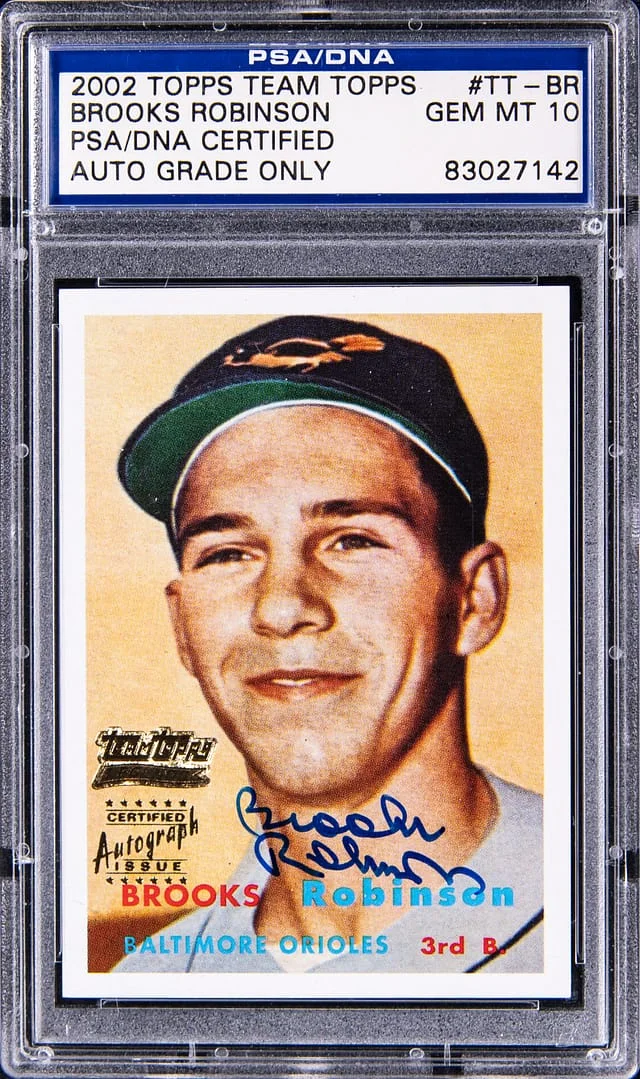 2002 Topps Brooks Robinson Team Topps #TT-BR card image