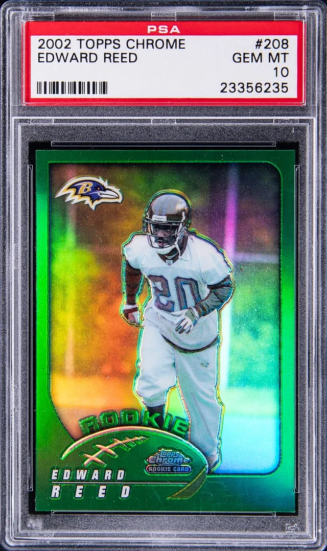 2002 Topps Chrome Edward Reed #208 card image