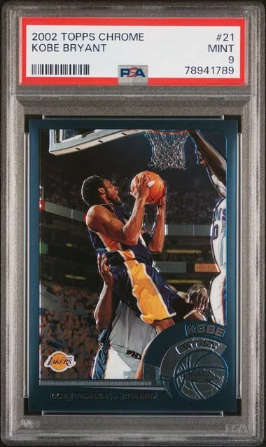 2002 Topps Chrome Kobe Bryant #21 card image