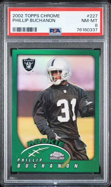 2002 Topps Chrome Phillip Buchanon #227 card image