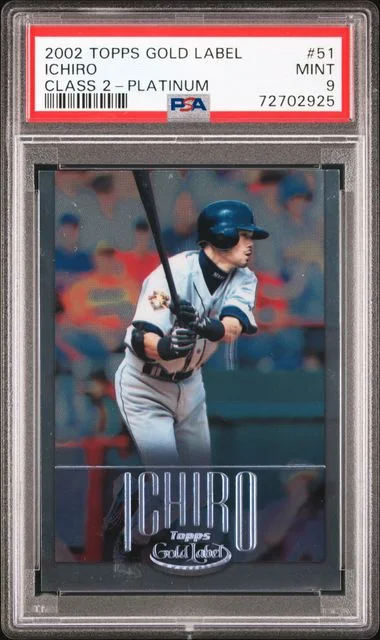 2002 Topps Gold Label Class 2 Ichiro Platinum #51 card image