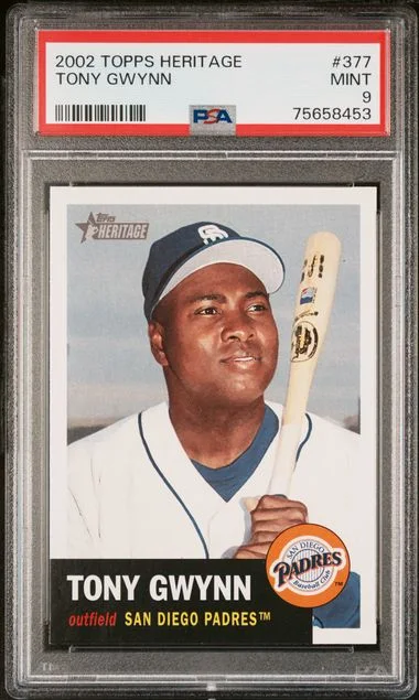 2002 Topps Heritage Tony Gwynn #377 card image