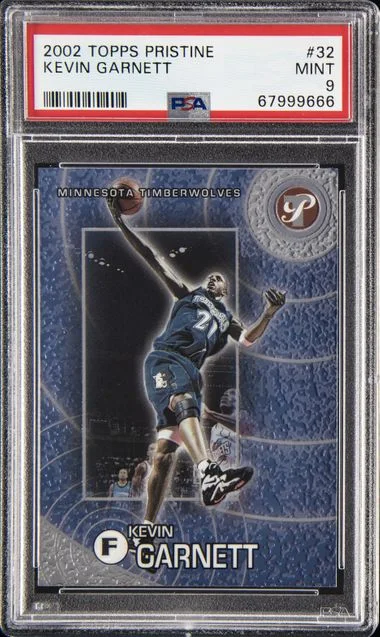 2002 Topps Kevin Garnett Pristine #32 card image