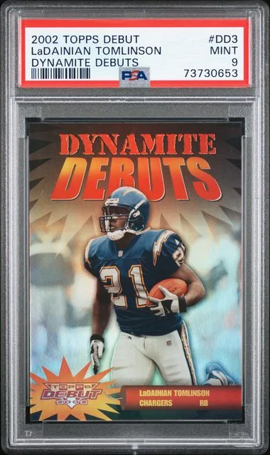 2002 Topps LaDainian Tomlinson Debut Dynamite Debuts #DD3 card image