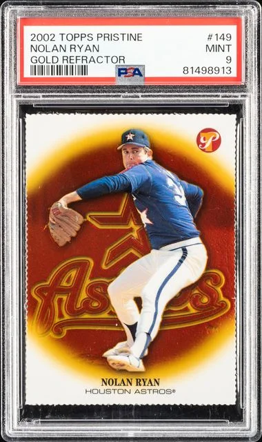 2002 Topps Nolan Ryan Pristine Gold Refractor #149 card image