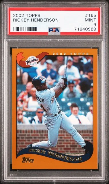 2002 Topps Rickey Henderson #165 card image