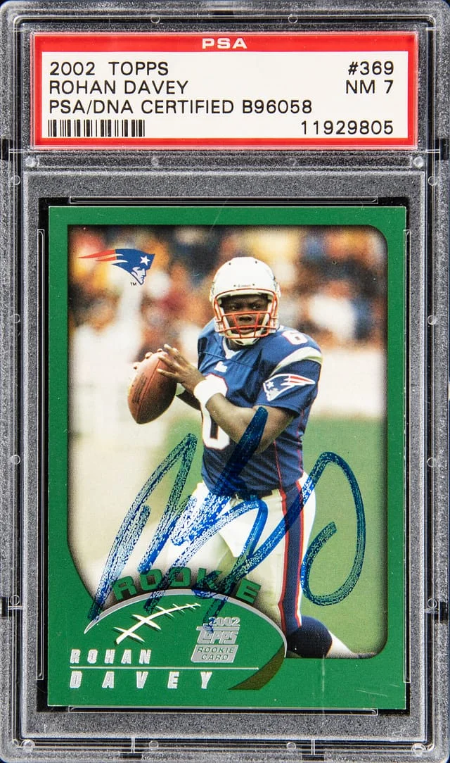 2002 Topps Rohan Davey #369 card image