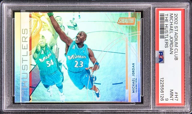 2002 Topps Stadium Club Michael Jordan The Hustlers #H7 card image