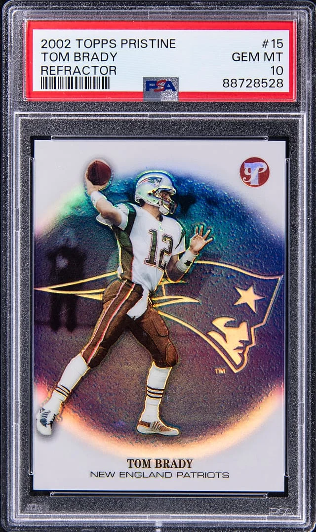 2002 Topps Tom Brady Pristine #15 card image