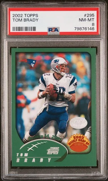 2002 Topps Tom Brady #295 card image