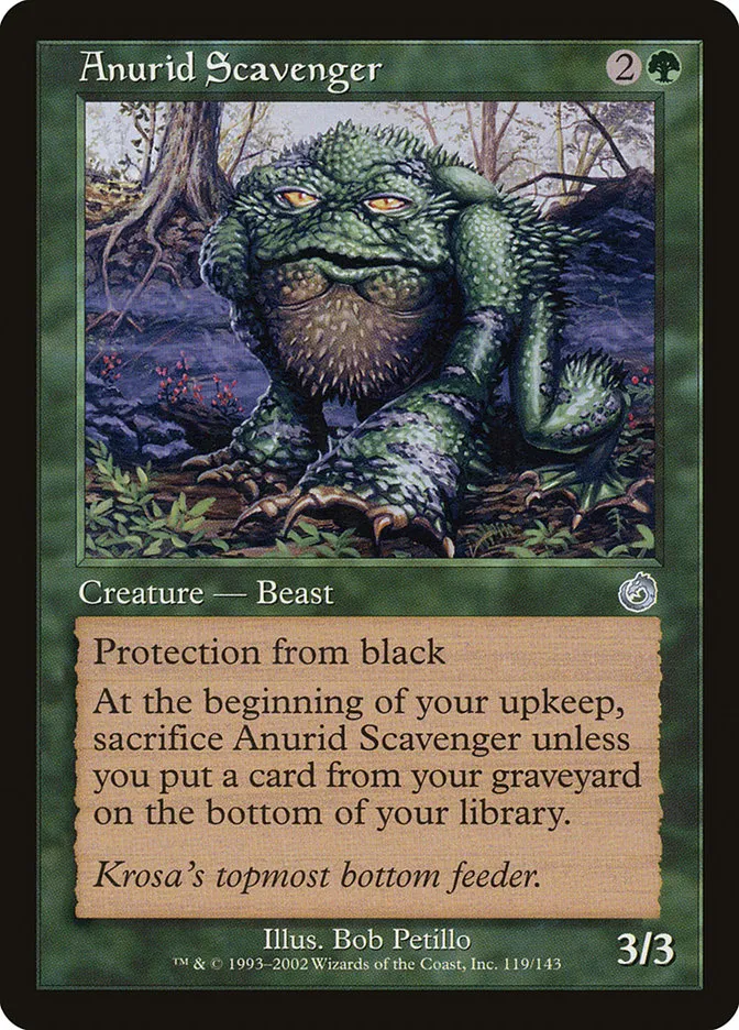 2002 Torment Anurid Scavenger uncommon #119 unlisted card image
