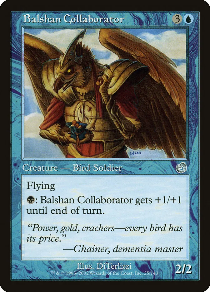 2002 Torment Balshan Collaborator uncommon #25 unlisted card image
