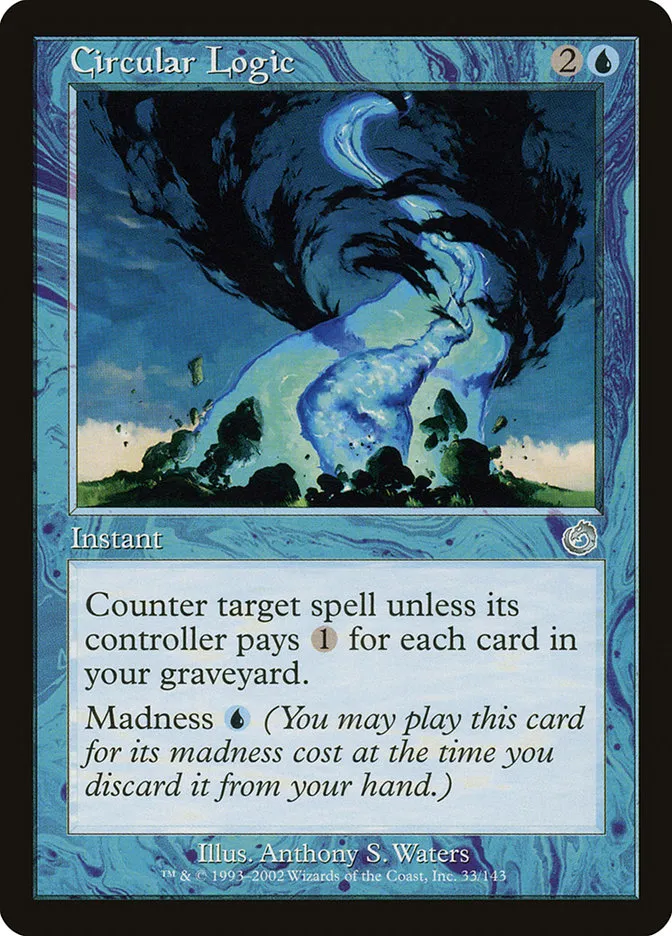 2002 Torment Circular Logic uncommon #33 unlisted card image