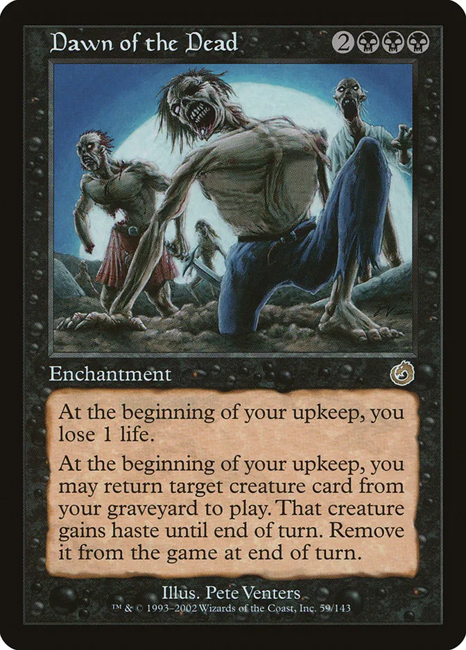 2002 Torment Dawn of the Dead rare #59 unlisted card image