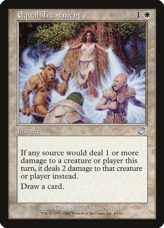 2002 Torment Equal Treatment uncommon #4 unlisted card image