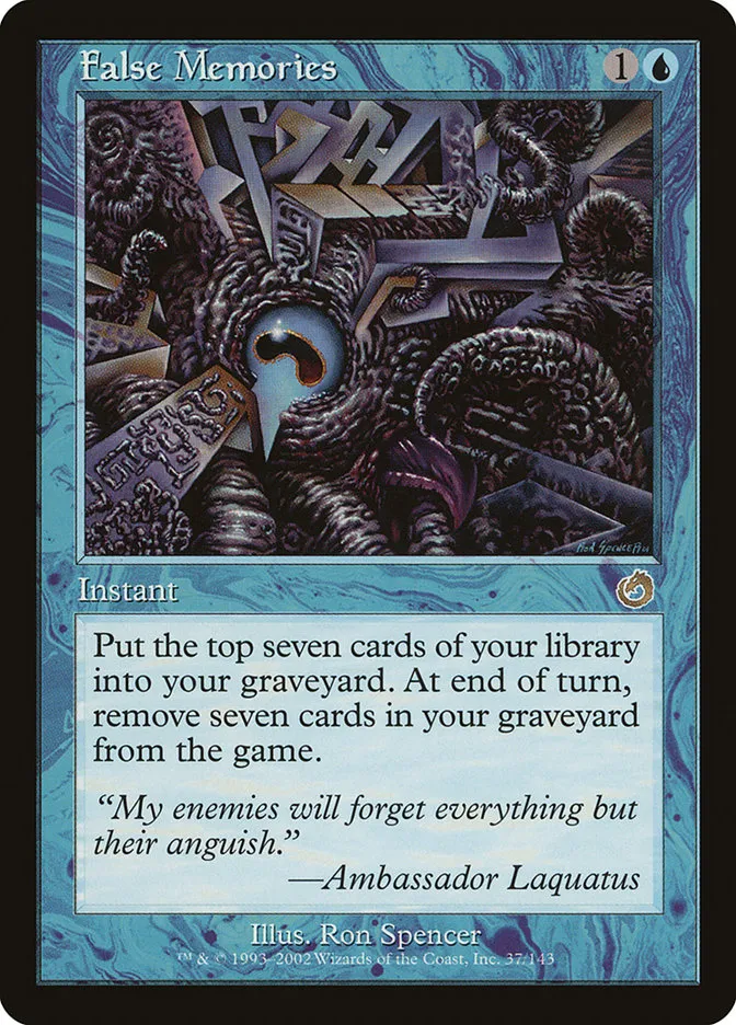 2002 Torment False Memories rare #37 unlisted card image