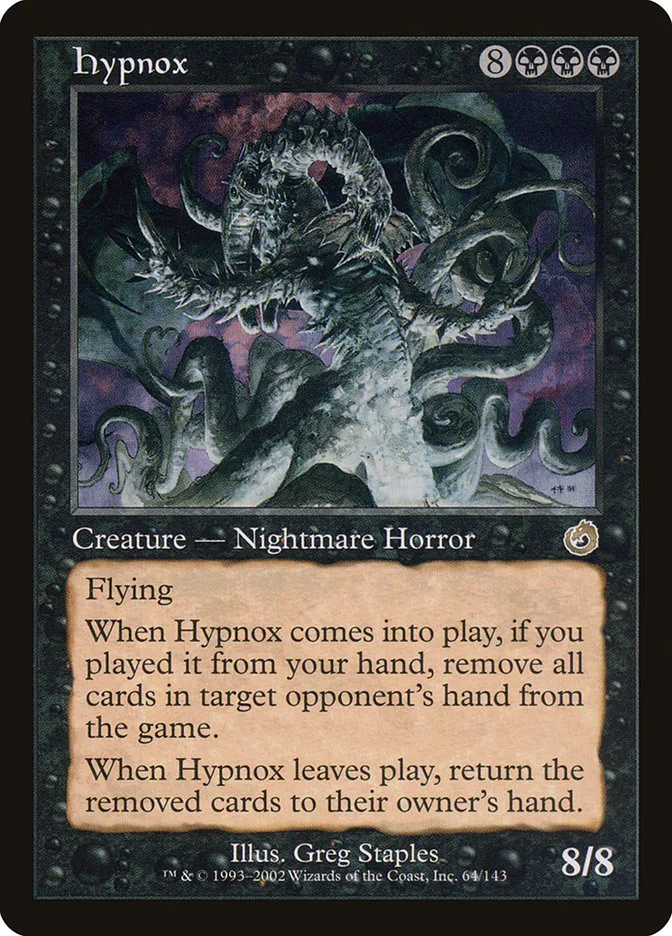 2002 Torment Hypnox rare #64 unlisted card image