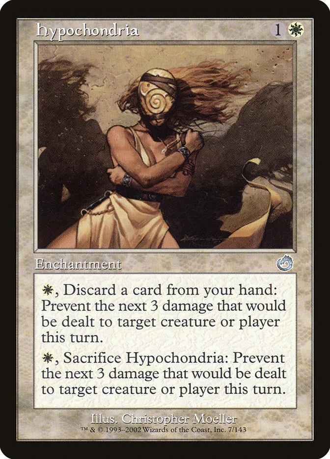 2002 Torment Hypochondria uncommon #7 unlisted card image